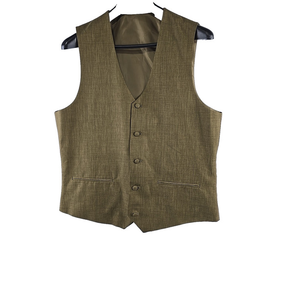 Gianni Vironi Superior 100s 3pc Men's Suit Brown Jacket 40L x Pants W33 - NWT - Picture 3 of 14